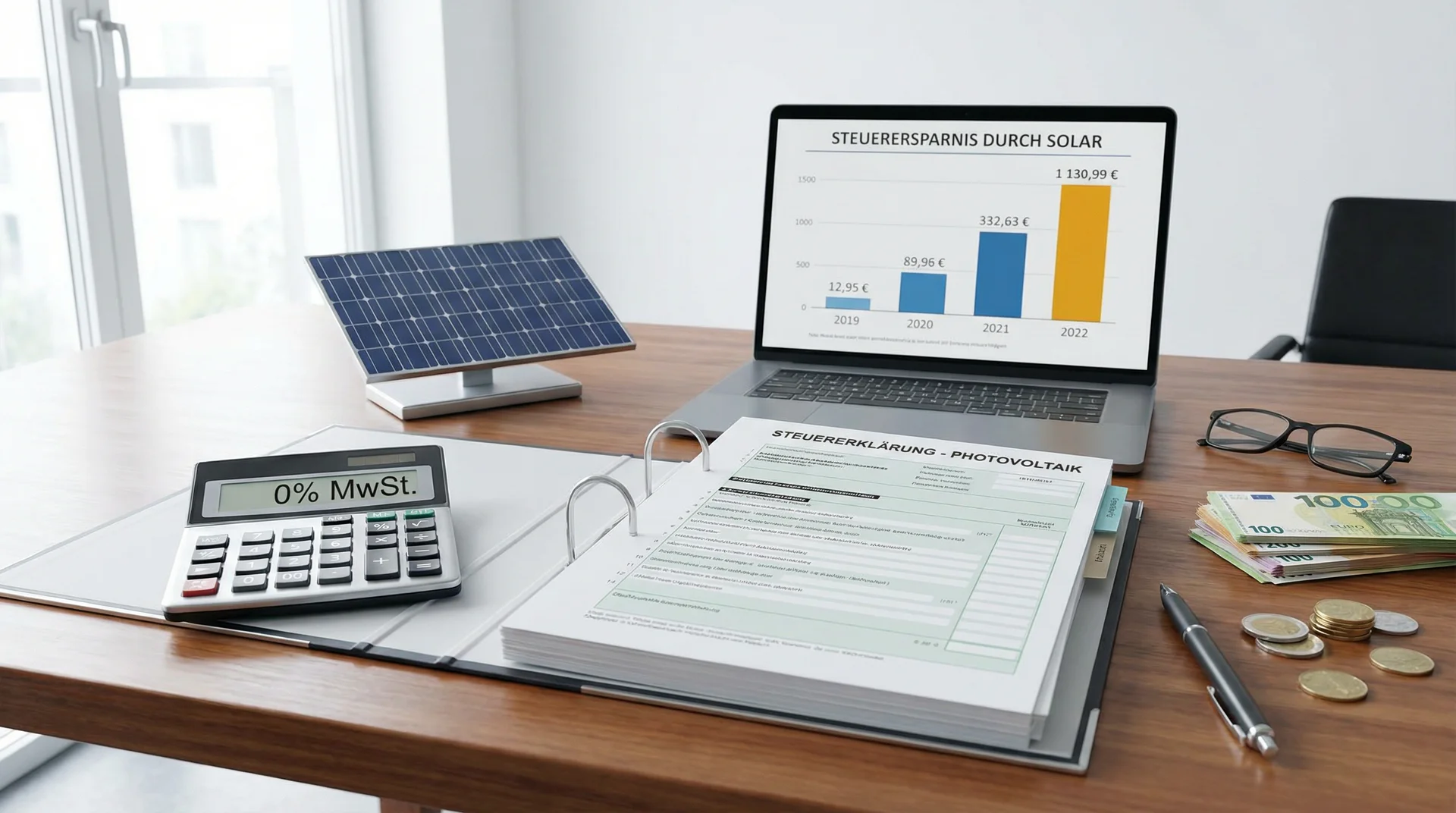 Steuervorteile Photovoltaik 2026: 0% MwSt. und Abschreibung nutzen